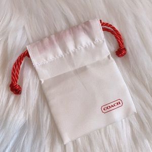 COACH Jewelry Ring Necklace Dust Bag Pouch Small